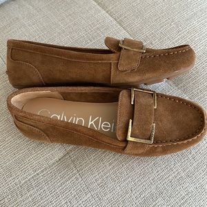 Calvin Klein Lydia Loafers New with Defect on the buckles. Please see photos.